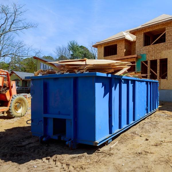 construction dumpsters are offered in various sizes to accommodate different projects, including 10, 20, 30, and 40-yard options